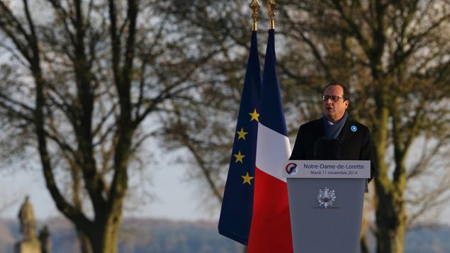 &nbsp; (François Hollande lors de son discours © REUTERS/Pascal Rossignol)