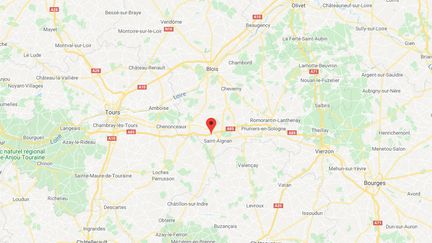 Mareuil-sur-Cher, dans le Loir-et-Cher. (GOOGLE MAPS)