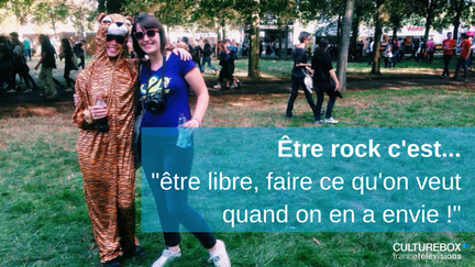 Être rock selon Julie et Audrey c'est être libre et pouvoir faire ce qu'on veut quand on en a envie.
