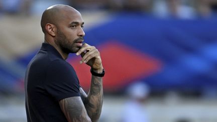 Le sélectionneur de l'équipe de France Espoirs, Thierry Henry, le 7 septembre 2023. (MAXPPP)