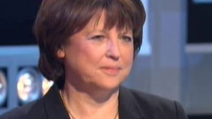 Martine Aubry, première secrétaire du PS (France 2)