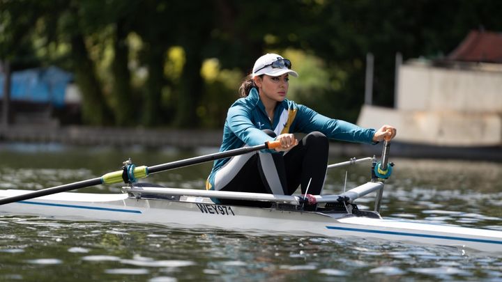 En pratiquant la course à pied et l'aviron, Kariman Abuljadayel pense aux Jeux olympiques de Los Angeles, en 2028. (© KARIMAN ABDULJADAYEL)