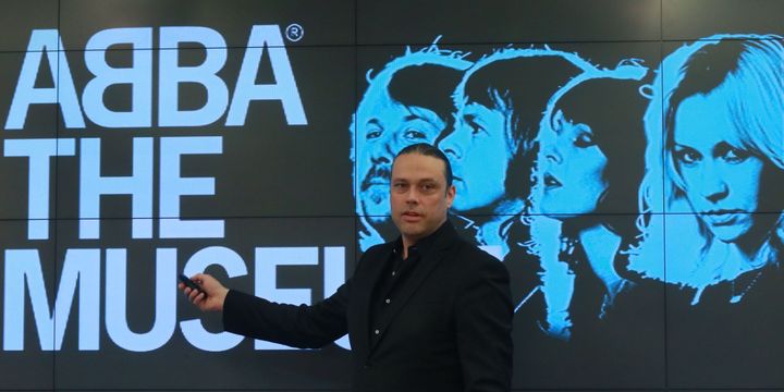 Matthias Hansson, directeur du musée ABBA
 (Alexander Natruskin / RIA NOVOSTI)