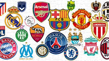 Les clubs de L1, Premier League, Liga, Serie A, Bundesliga