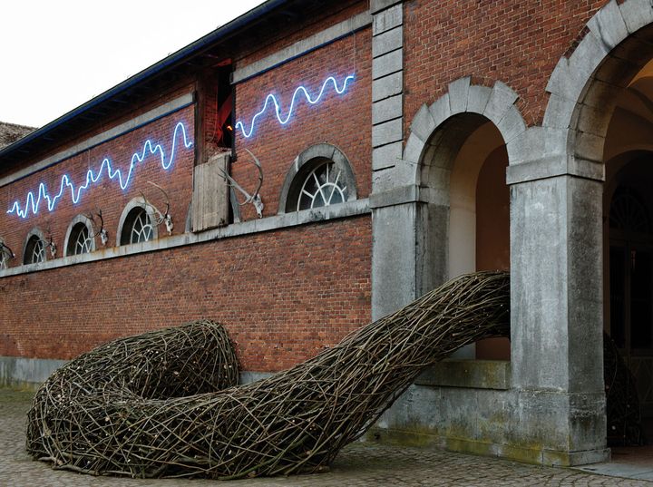 Bob Verschueren, "Induction", 2015, oeuvre produite pour l'exposition
 (Verschueren © Sabam Bruxelles 2015  (Photo : Colombe Clier))