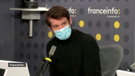 Philippe Levasseur, directeur général de Capa presse, co-producteur de la série documentaire "Chambre 2806" sur l'affaire DSK, le 7 décembre 2020 sur franceinfo. (FRANCEINFO / RADIOFRANCE)