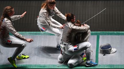 Les Françaises sont championnes du monde (JOHANNES EISELE / AFP)