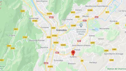 La victime a été tuée à Eybens en Isère.&nbsp; (GOOGLE MAPS / FRANCETV INFO)