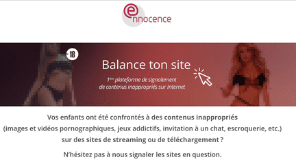 L'association Ennocence lance mercredi&nbsp;Balancetonsite.com,&nbsp;une plateforme de signalement&nbsp;en ligne, à destination notamment des parents. (ENNOCENCE)