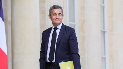 Le ministre de l'Intérieur, Gérald Darmanin, avant une réunion à l'Elysée le 21 juillet 2023. (TERESA SUAREZ / EPA)