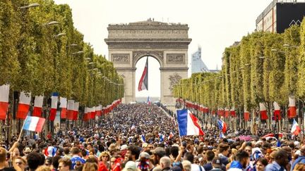 L'Arc de Triomphe le 15 juillet 2018
 (BRUNO DE HOGUES / ONLY FRANCE)