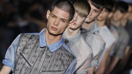 Défilé Lanvin pap printemps-été 2013 masculin, à Paris
 (F.Guillot.AFP)