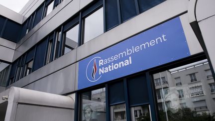 Les locaux du Rassemblement national à Nanterre. (VINCENT ISORE / MAXPPP)