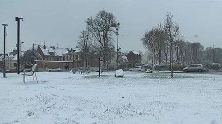 La neige a perturbé la circulation dans l'Oise (CAPTURE D'ÉCRAN FRANCE 3)