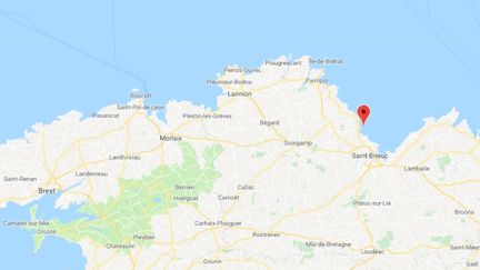 Côte d’Armor : deux marins pêcheurs portés disparus en baie de Saint-Brieuc (GOOGLE MAPS)