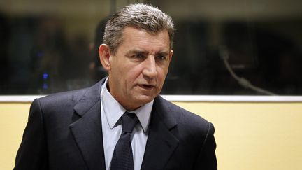 L'ancien g&eacute;n&eacute;ral croate Ante Gotovina au Tribunal p&eacute;nal international pour l'ex-Yougoslavie, &agrave; La Hague (Pays-Bas), le 16 novembre 2012. (BAS CZERWINSKI / AFP)