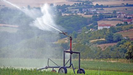 &nbsp; (Les agriculteurs devront réduire leurs irrigations dans 30 départements touchés par la sécheresse  © MaxPPP)