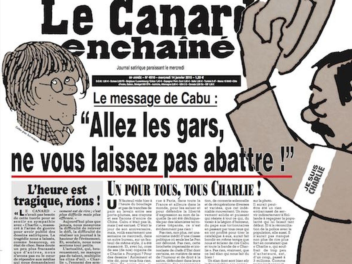 Les journalistes du "Canard Enchaîné" menacés d'être attaqués "à la hache"