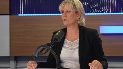 Nadine Morano,&nbsp;députée européenne LR, lundi 2 octobre sur franceinfo. (Jean-Christophe Bourdillat / Radio France)