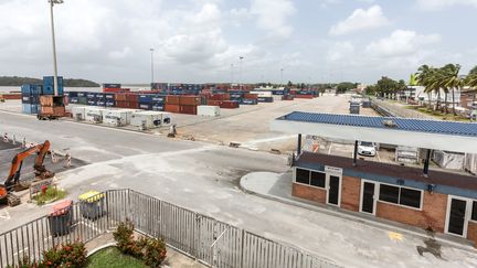 Le port de Cayenne. (JODY AMIET / AFP)