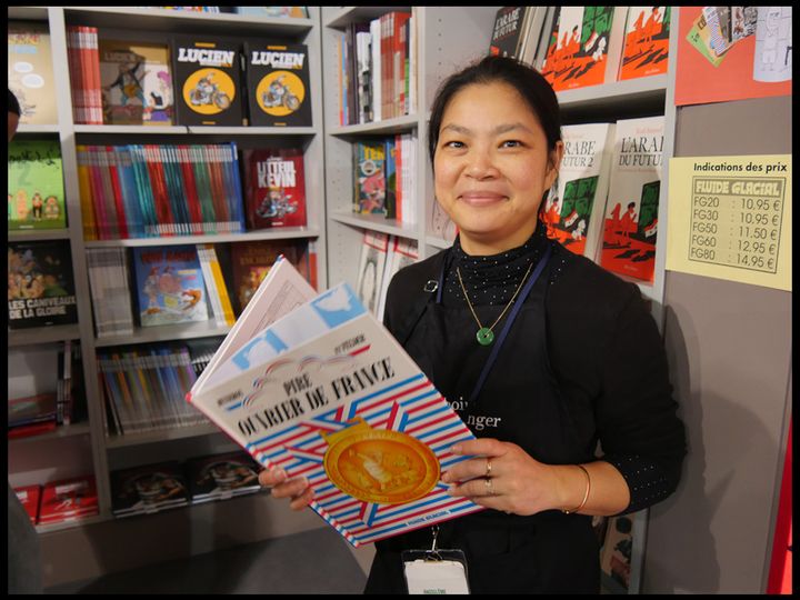 Thi Nguyen, libraire au Repaire des héros, Angers
 (Laurence Houot / culturebox)