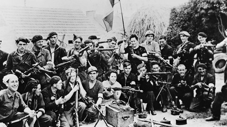 A group of maquisards during the summer of 1944. (- / AFP)