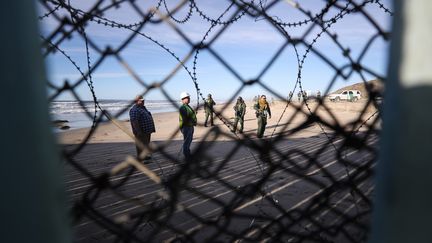 La frontière entre le Mexique et les Etats-Unis, le 2 décembre 2018. (ATILGAN OZDIL / ANADOLU AGENCY / AFP)