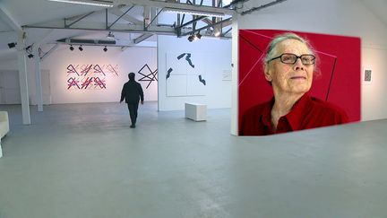 Exposition Vera Molnar à l'espace Apollonia de Strasbourg (France 3 Alsace)