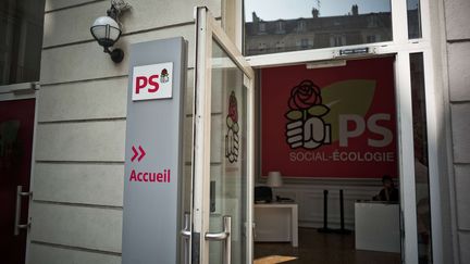 Le siège du Parti socialiste, rue de Solférino à Paris, le 27 août 2017.&nbsp; (NICOLAS MESSYASZ / SIPA)