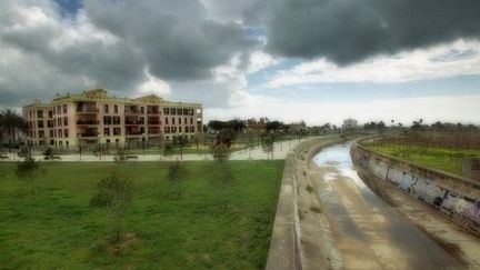 Immeubles en construction à Palma de Majorque sur les îles Baléares (16-12-2011): les nuages s'amoncellent sur l'économie espagnole... (AFP - Bilderberg - Hans-Joachim Ellerbrock)