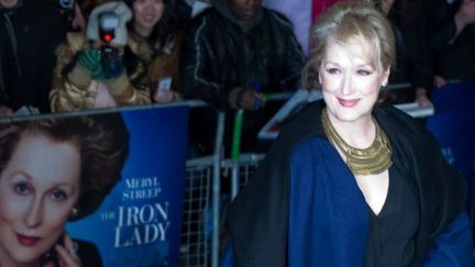 Meryl Streep à la première de &quot;La Dame de fer&quot; à Londres (4 janvier 2012)
 (Leon  Neal / AFP)