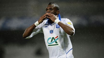 Le joueur d'Auxerre Lynel Darcy Kitambala