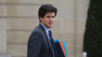 Le ministre du Logement, Julien Denormandie, en charge du dossier des APL, le 13 novembre 2019 à l'Elysée. (LUDOVIC MARIN / AFP)