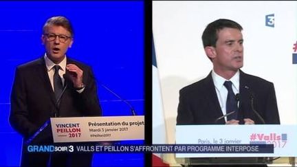 Primaire de la gauche : Valls et Peillon s'affrontent par programme interposé