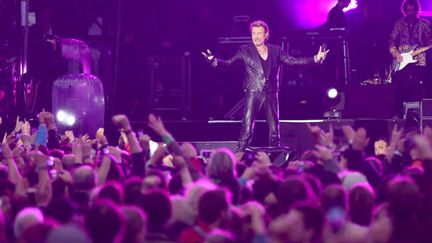 Johnny Hallyday sera aux Francofolies 2015 (ici à Namur, Belgique, juin 2013)
 (Denis Closon / Isopix / SIPA)