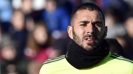 Karim Benzema, l'avant-centre du Real Madrid, le 5 janvier 2016. (GERARD JULIEN / AFP)