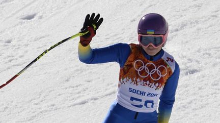 L'Ukrainienne Bogdana Matsotska devait encore participer au slalom vendredi (FRANCK FIFE / AFP)