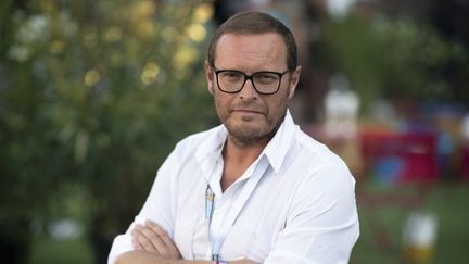 Le directeur général du festival de musique "Les Vieilles Charrues", Jérôme Trehorel lors d'un festival en juillet 2022 (FRED TANNEAU / AFP)