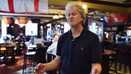 Tim Martin, fondateur de la chaîne britannique&nbsp;Wetherspoons, est un fervent partisan de l'Union européenne.&nbsp; (BEN STANSALL / AFP)