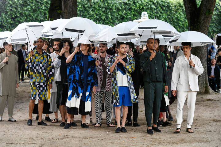 Défilé Homme Plissé Issey Miyake à la Paris Fashion Week printemps-été 2020, le 20 juin 2019 (DOMINIQUE MAITRE/WWD/REX/SIPA / SHUTTERSTOCK)