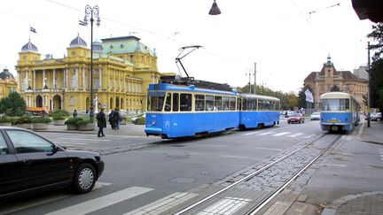 &nbsp; (Le centre de Zagreb, capitale de la Croatie © Maxppp)