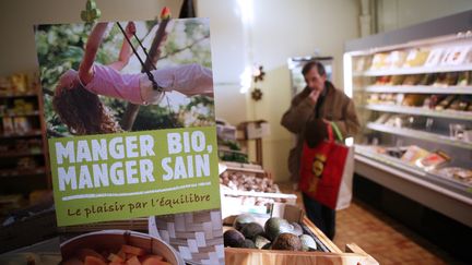 Un supermarché bio à Mont-de-Marsan (LOIC VENANCE / AFP)