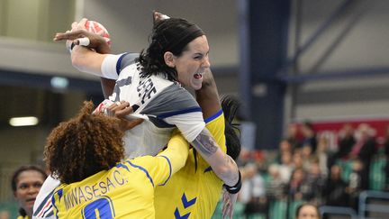 Alexandra Lacrabère a frappé fort contre la RD Congo (JONATHAN NACKSTRAND / AFP)