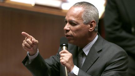 Le ministre des Outre-Mers,&nbsp;Victorin Lurel, le 29 janvier 2013 &agrave; l'Assembl&eacute;e nationale, &agrave; Paris. (JACQUES DEMARTHON / AFP)