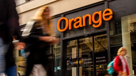 Boutique Orange à Lille, le 23 septembre 2016. (PHILIPPE HUGUEN / AFP)