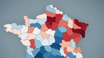 Six départements affichent une surmortalité de plus de 40% en mars 2020 par rapport au mois de mars 2019, selon des données publiées vendredi 10 avril par l'Insee.&nbsp; (FRANCEINFO)