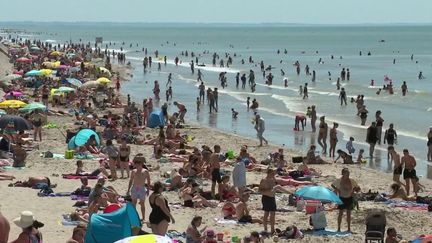 Picardie : la chaleur a amené des milliers de touristes à Fort-Mahon-Plage