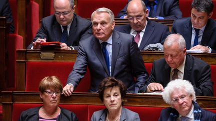 L'ancien Premier ministre Jean-Marc Ayrault &agrave; l'Assembl&eacute;e nationale, le 13 mai 2014. (  MAXPPP)