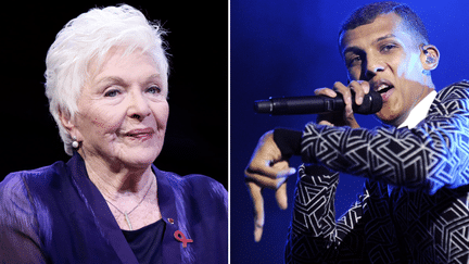 L'actrice Line Renaud et le chanteur Stromae auront leur double de cire au mus&eacute;e Gr&eacute;vin, a annonc&eacute; l'institution parisienne le 2 octobre 2014. (  MAXPPP)