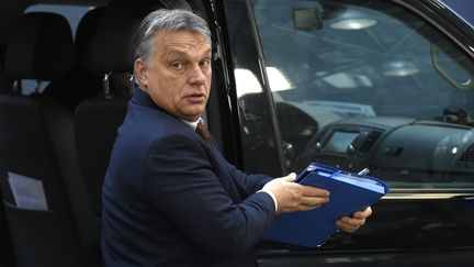 Victor Orban, Premier ministre hongrois, à Bruxelles le 15 décembre 2016. (AFP)